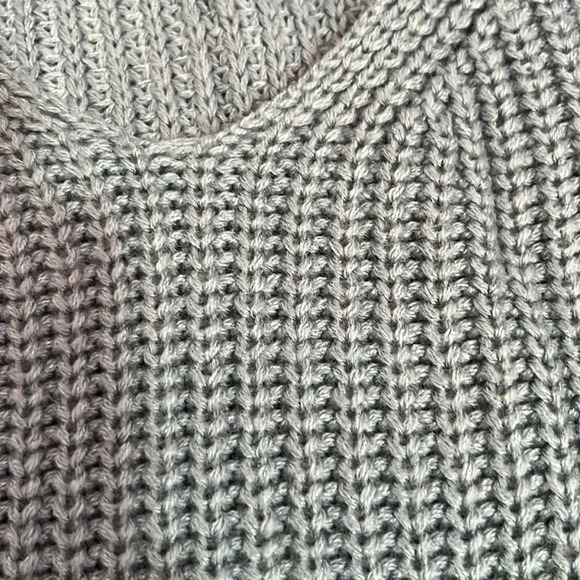 Blue/grey V neck sweater - Picture 3 of 3